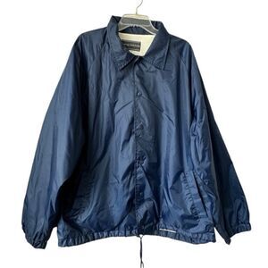 David Taylor Blue Jacket Nylon Outer Cotton Lining Outdoors Golf SZ 3XL